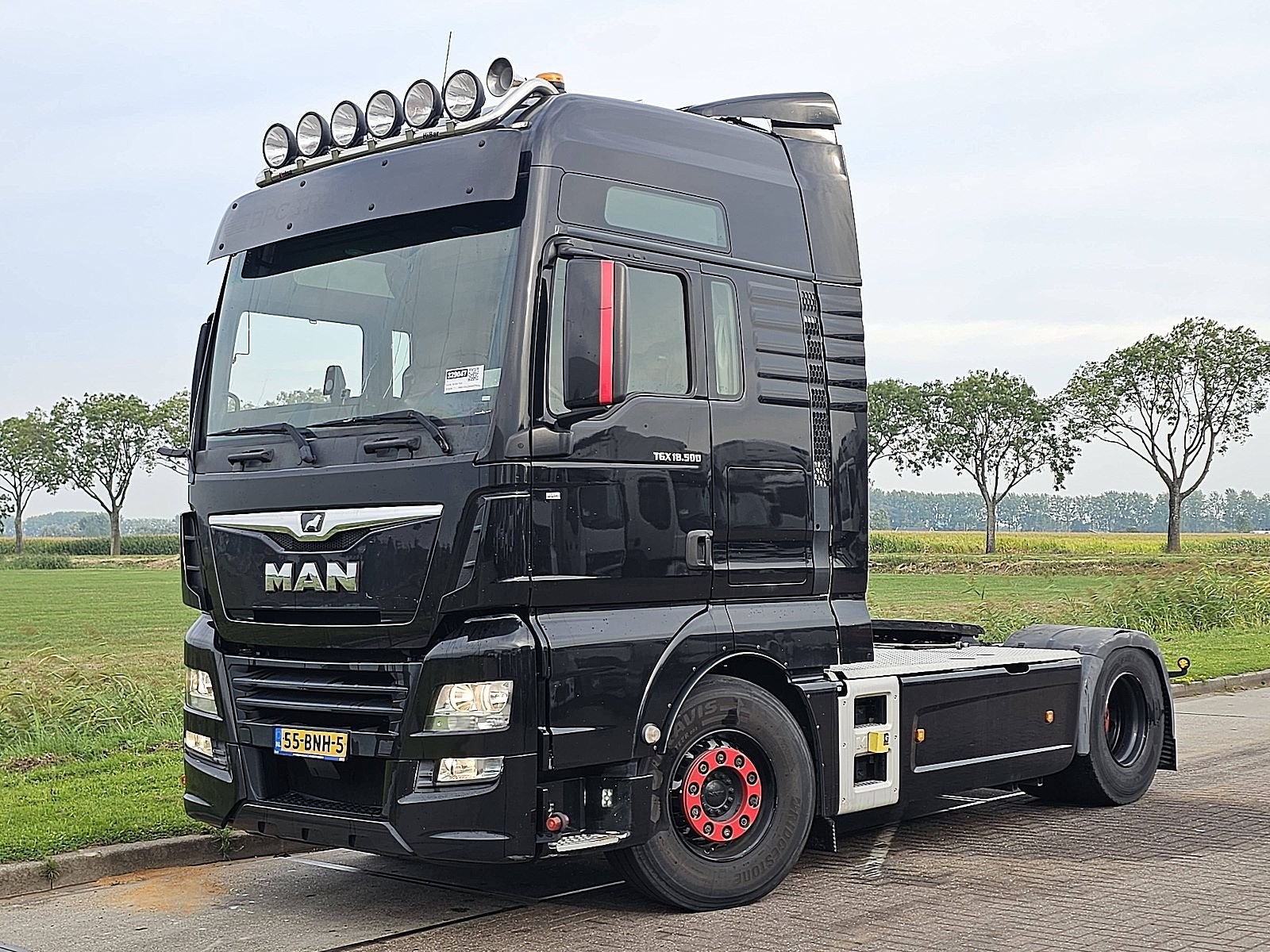M.A.N. 18.500 TGX intarder full air, Automaat, Euro 6, MAN, Zwart