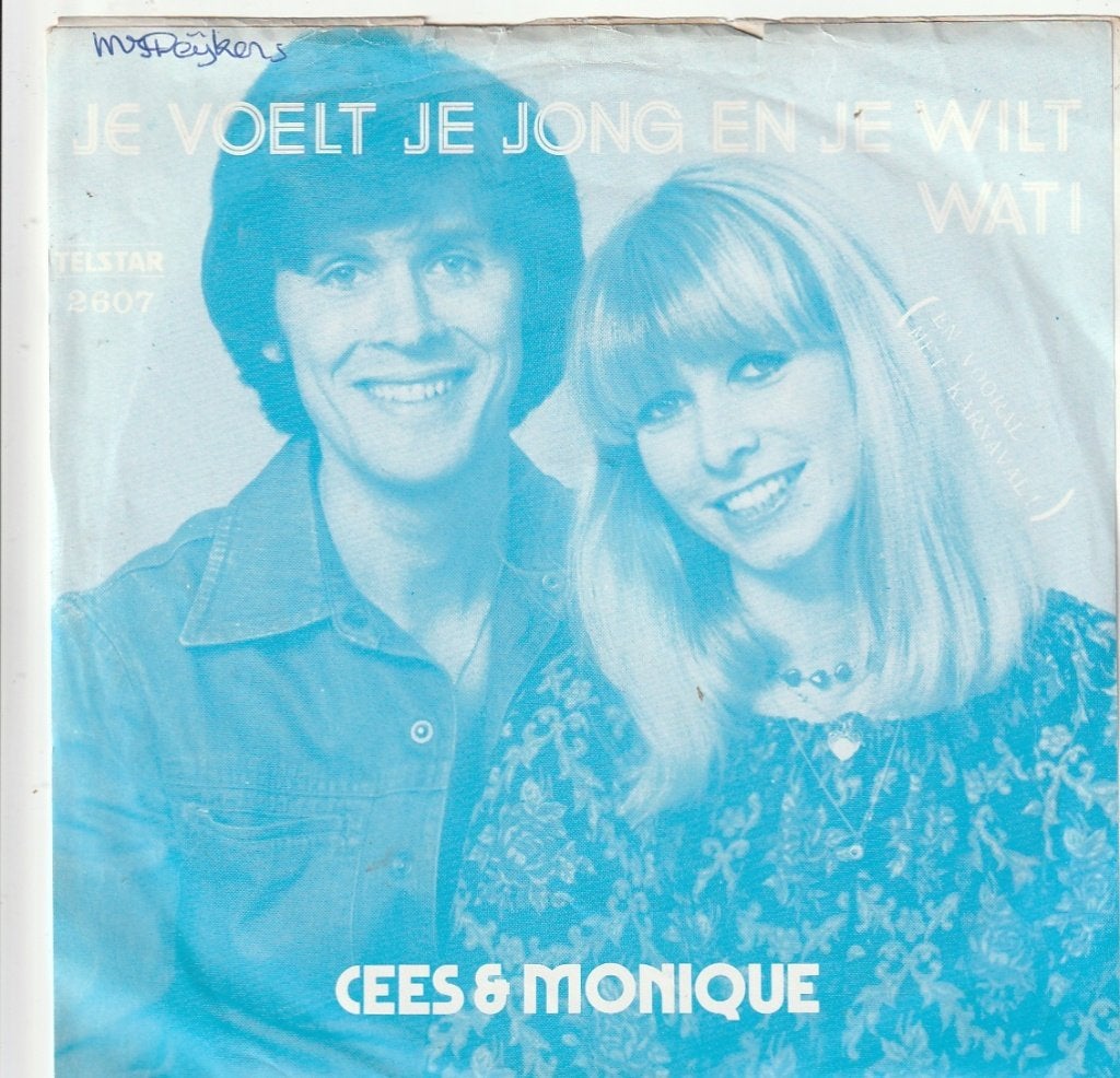 Cees & Monique - Je voel;t je jong en wilt wat - Nr 215, Cd's en Dvd's, Vinyl | Nederlandstalig, Ophalen, Gebruikt, 7 inch, Levenslied of Smartlap