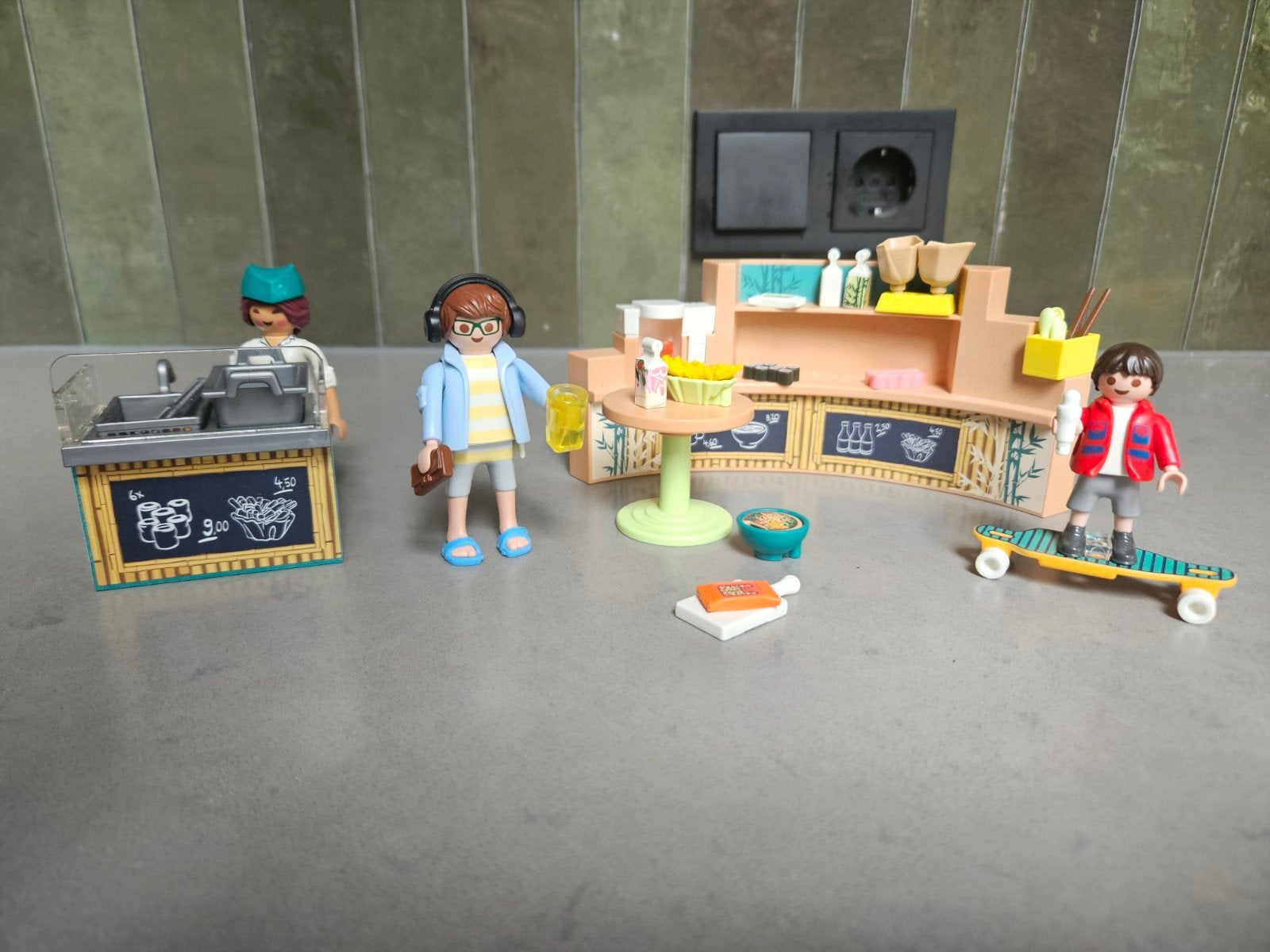 Playmobil City Life Aziatisch Restaurant met Figuren, Gebouw, Complete set, Ophalen of Verzenden, Zo goed als nieuw