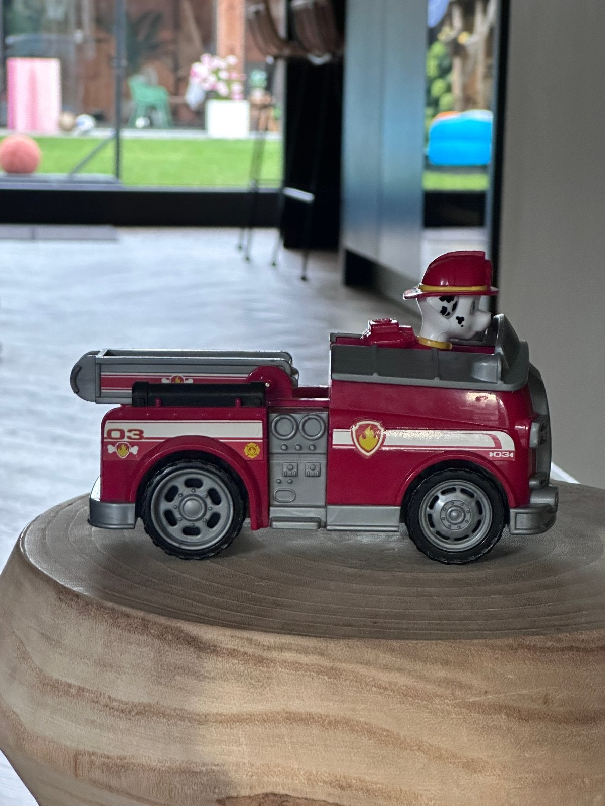Paw Patrol Marshall Brandweerwagen Speelgoed, Kinderen en Baby's, Speelgoed | Speelgoedvoertuigen, Ophalen, Zo goed als nieuw