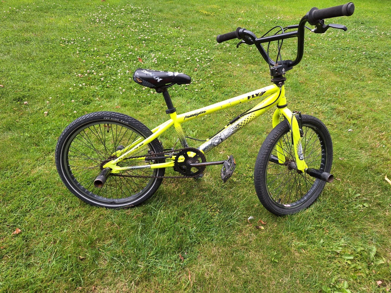 BMX Fly Freestyler 20 inch - Neon Geel, Staal, Velgrem, Fly, Ophalen of Verzenden