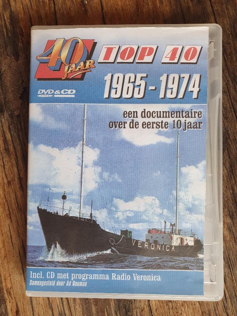 Radio Veronica 1965--1974 documentaire op CD + DVD, Ophalen of Verzenden, Nieuw in verpakking, Overige formaten, Overige genres