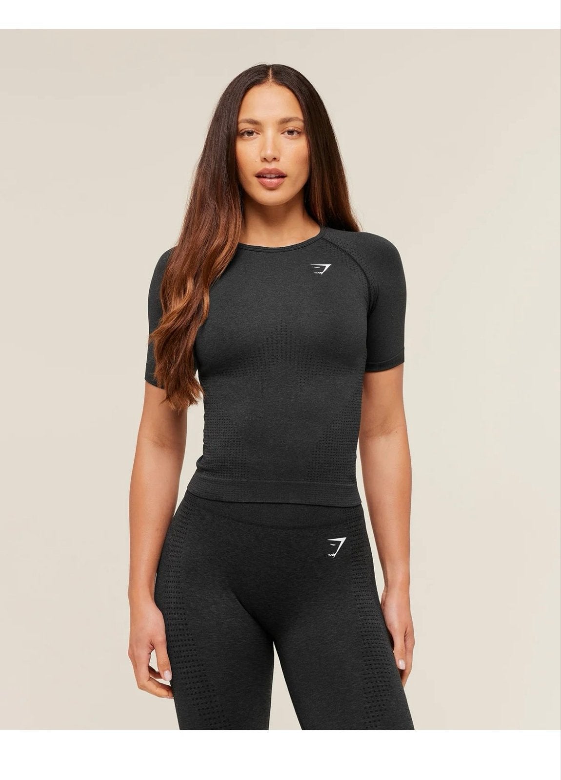 Gymshark Vital Seamless T-shirt - Zwart - Maat S, Kleding | Dames, Zwart, Ophalen of Verzenden, Maat 36 (S), Fitness of Aerobics