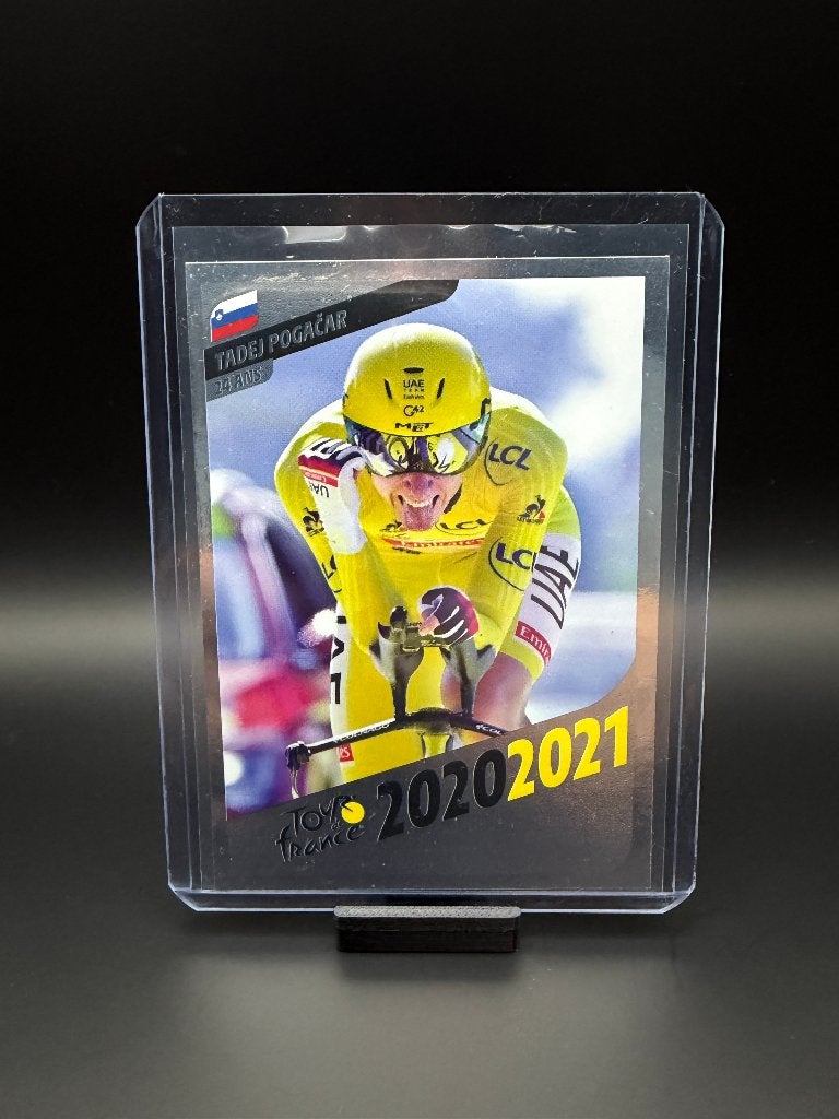 Tadej Pogacar Panini Tour de France 2023 Legend Sticker, Verzenden, Zo goed als nieuw, Overige sporten, Poster, Plaatje of Sticker