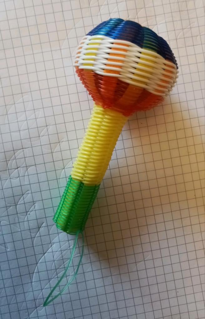 Rammelaar met belletje, Ophalen, Rammelaar, Met geluid