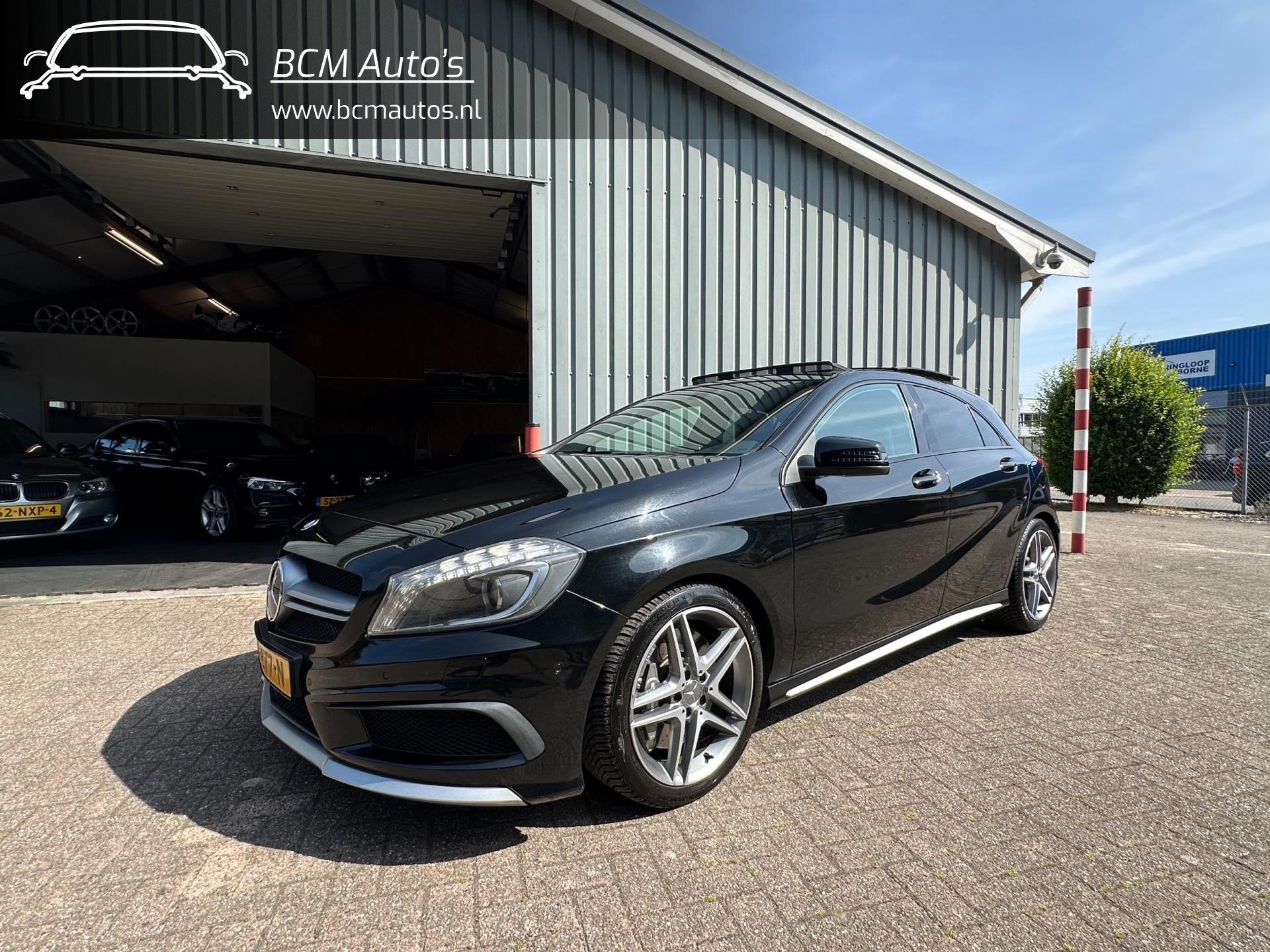 Mercedes-Benz A-klasse AMG 45 4MATIC |Pano|Leer|Xenon|Stoelv, Auto's, Automaat, Dealer onderhouden, Gebruikt, 4 cilinders