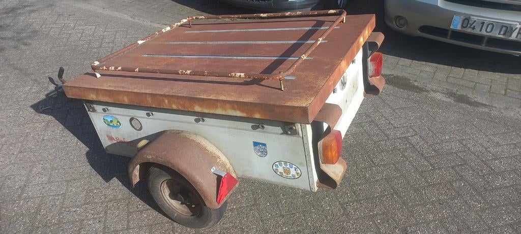 Vintage bagagawagentje 125x95, Caravans en Kamperen, Ophalen