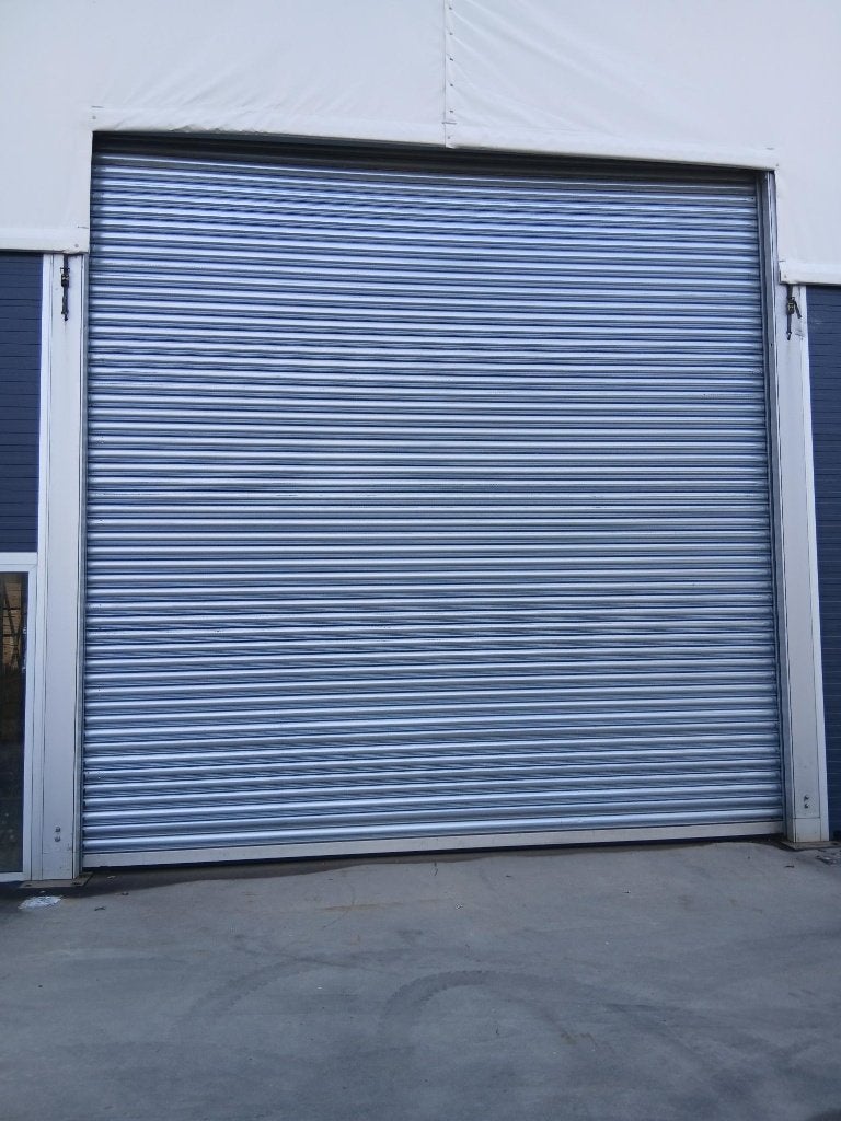 Electrische roldeur, Ophalen, Gebruikt, 200 cm of meer, 200 cm of meer
