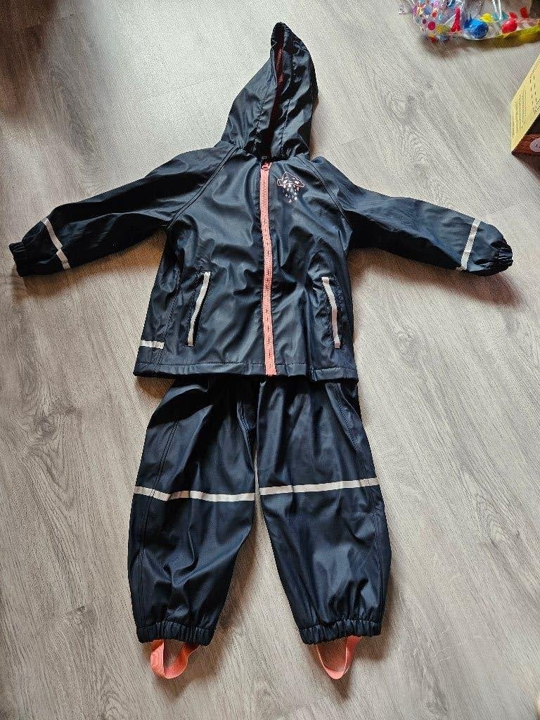 Lupilu compleet gevoerd regenpak maat 98/104 als nieuw, Kinderen en Baby's, Kinderkleding | Maat 98, Overige typen, Meisje, Ophalen of Verzenden