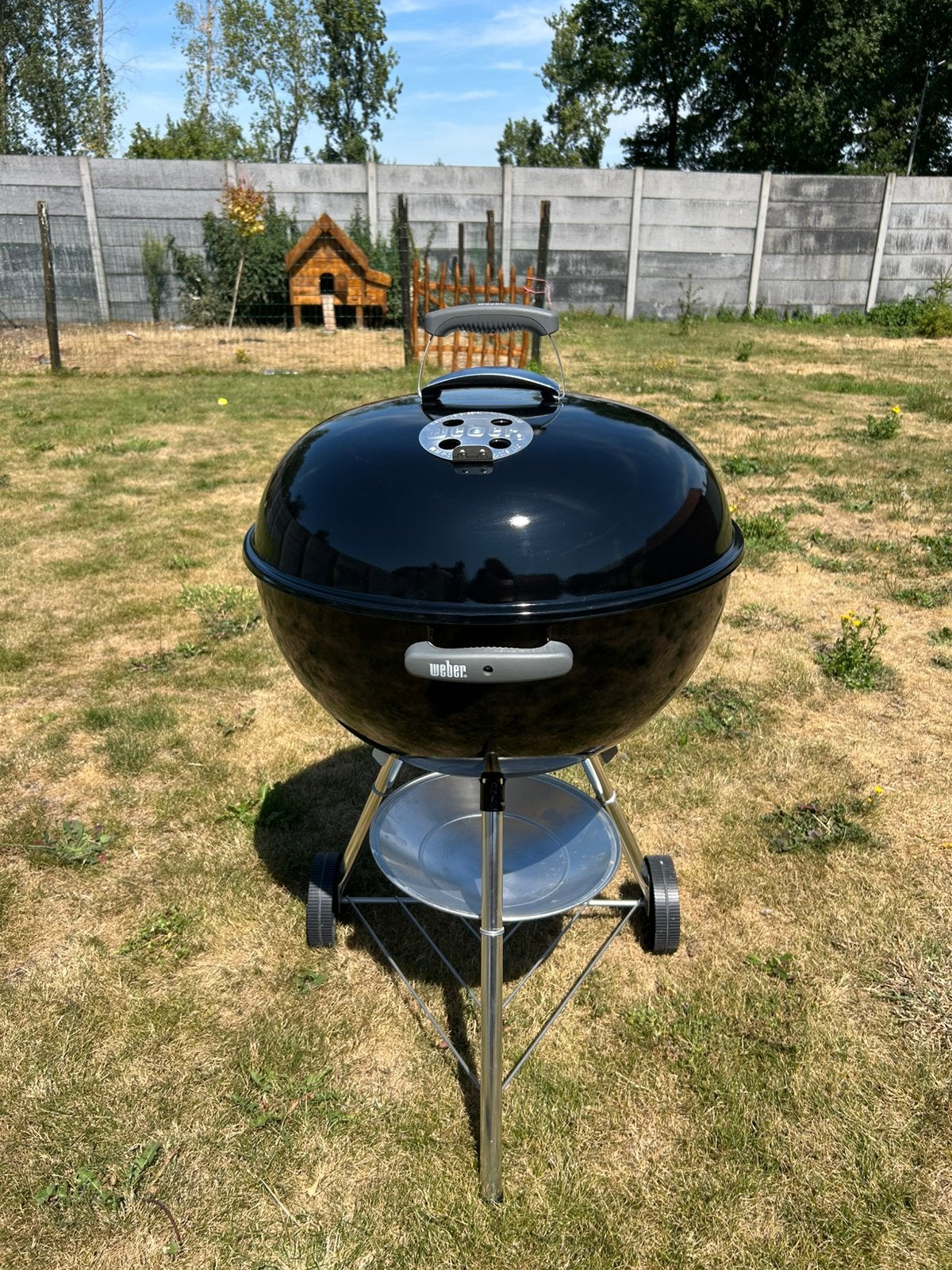 Weber bar-b-kettle te koop, Ophalen, Zo goed als nieuw