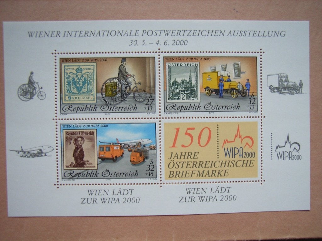 2   Oostenrijk Blok 14 Pf, Ophalen of Verzenden, Postfris