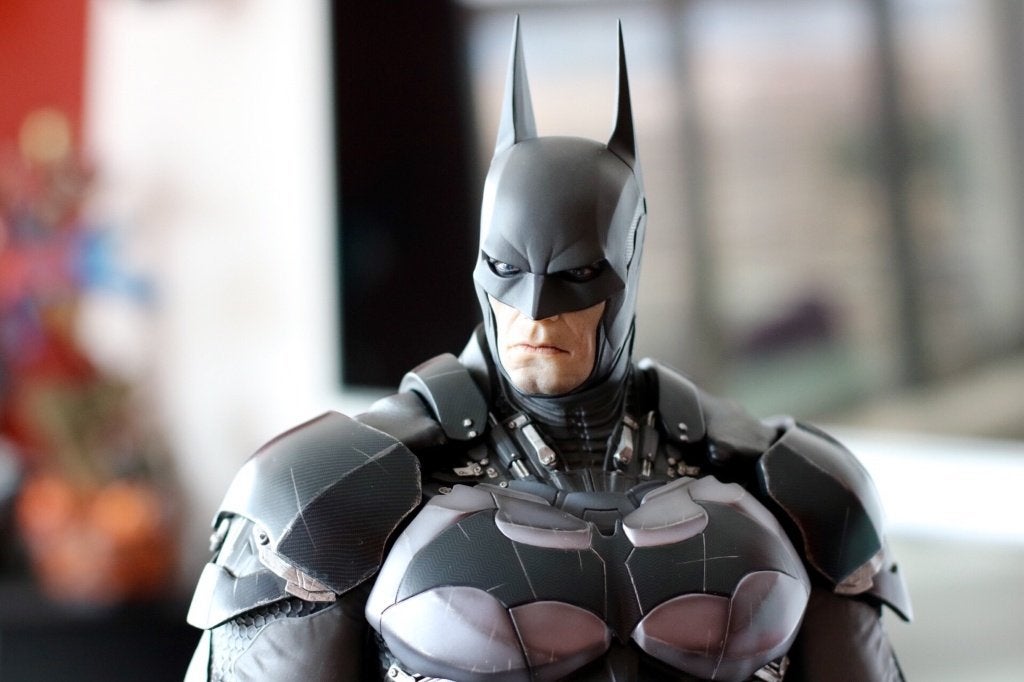 Sideshow Batman Arkham Knight statue Prime 1, Ophalen of Verzenden, Zo goed als nieuw, Beeldje, Replica of Model