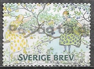 ZWEDEN Brevzegel 150e Geb.dag van Elsa Beskow (I) 2024, Verzenden, Zweden, Gestempeld