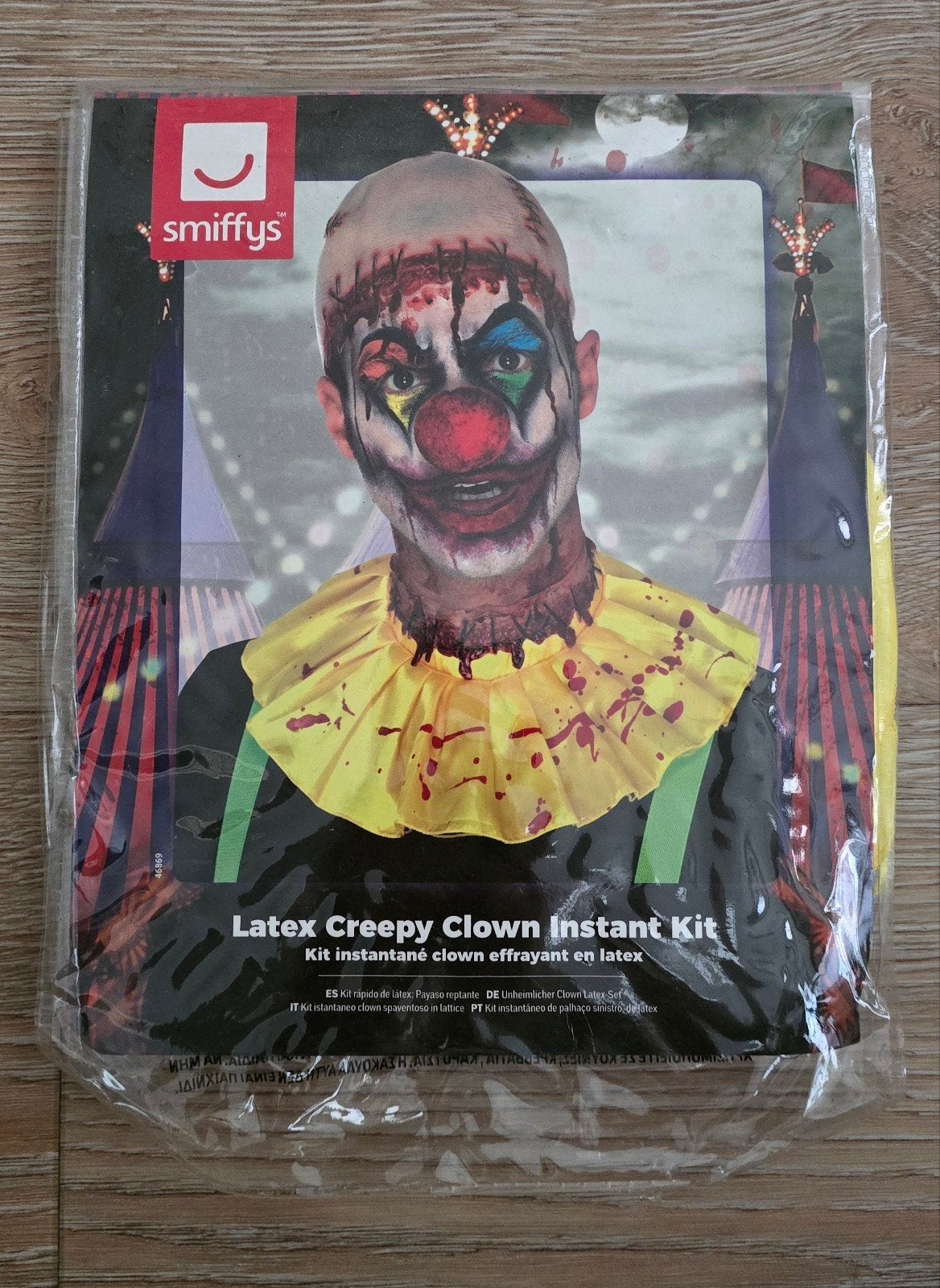 Smiffys Creepy Clown Instant Kit - Halloween Kostuum, Ophalen of Verzenden, Nieuw