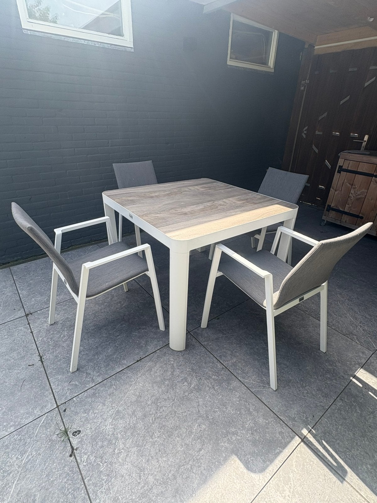 Tuinset trestino Z.G.A.N, Tuin en Terras, Tuinsets en Loungesets, Ophalen, Zo goed als nieuw, Aluminium