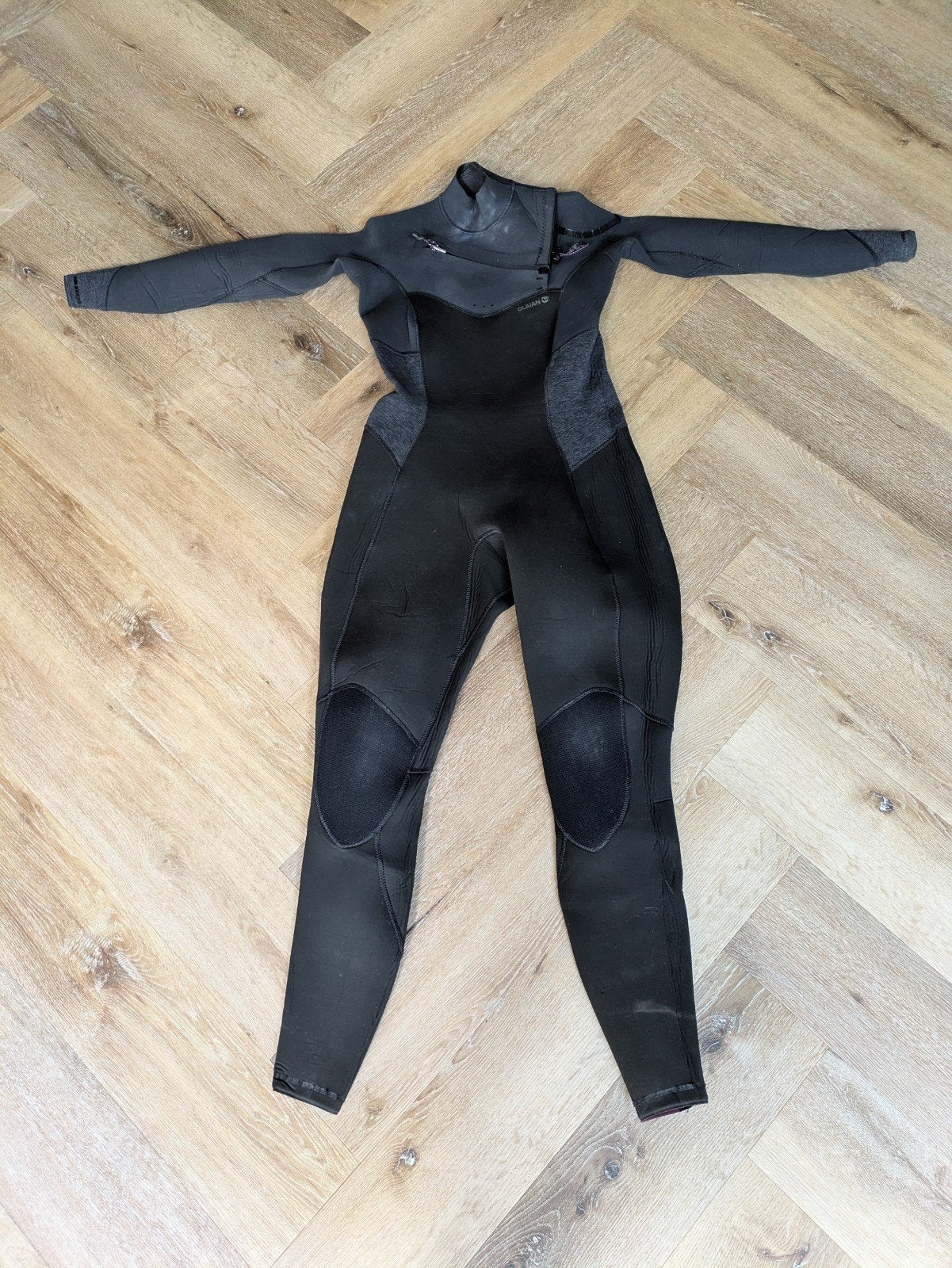 Olaian Dames Wetsuit Golfsurfen Maat L 4/3mm ZGAN, Ophalen of Verzenden, Zo goed als nieuw, Overige typen