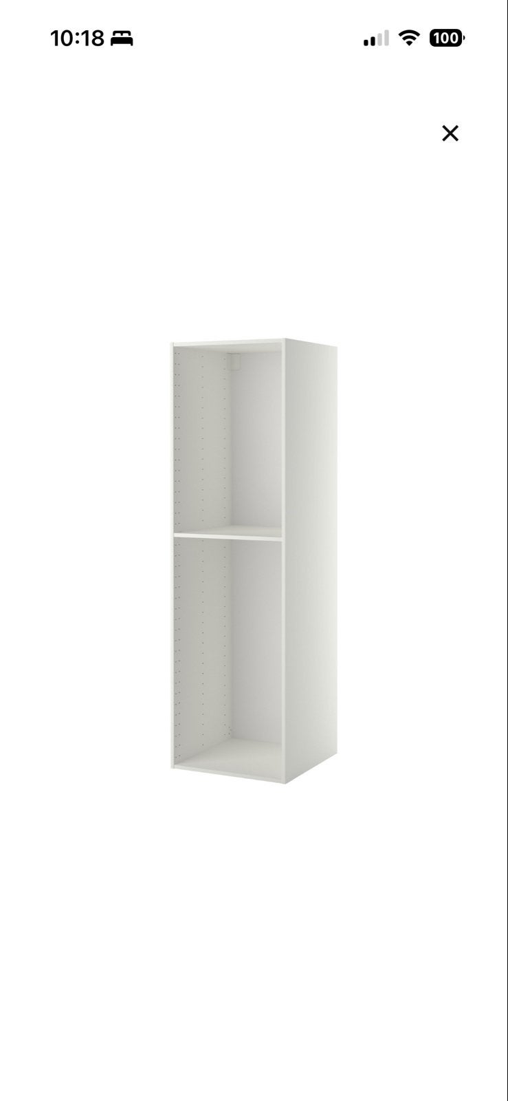 Witte metod kast met 3 planken, nieuw in doos, Ophalen, Nieuw