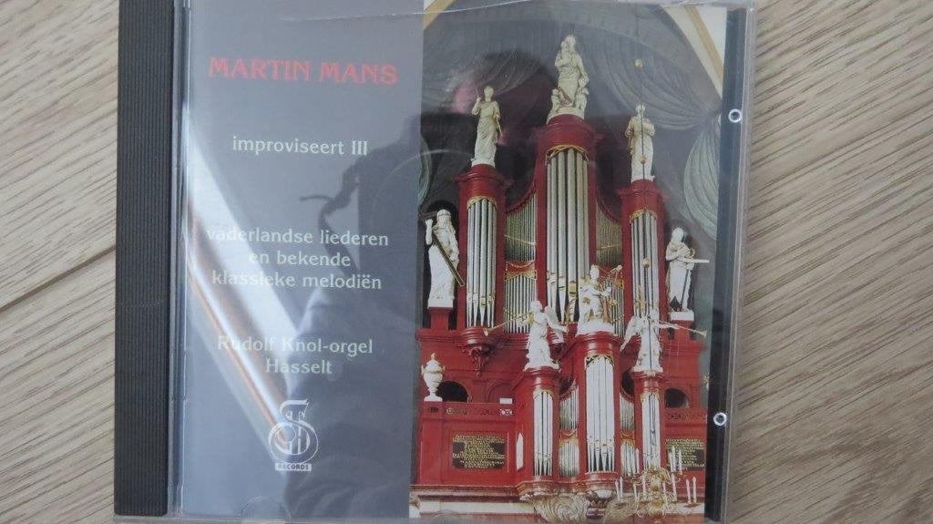 Cd Rudolf Knol orgel Martin Mans improviseert deel 3 Hasselt, Cd's en Dvd's, Ophalen of Verzenden, Zo goed als nieuw, Gospel