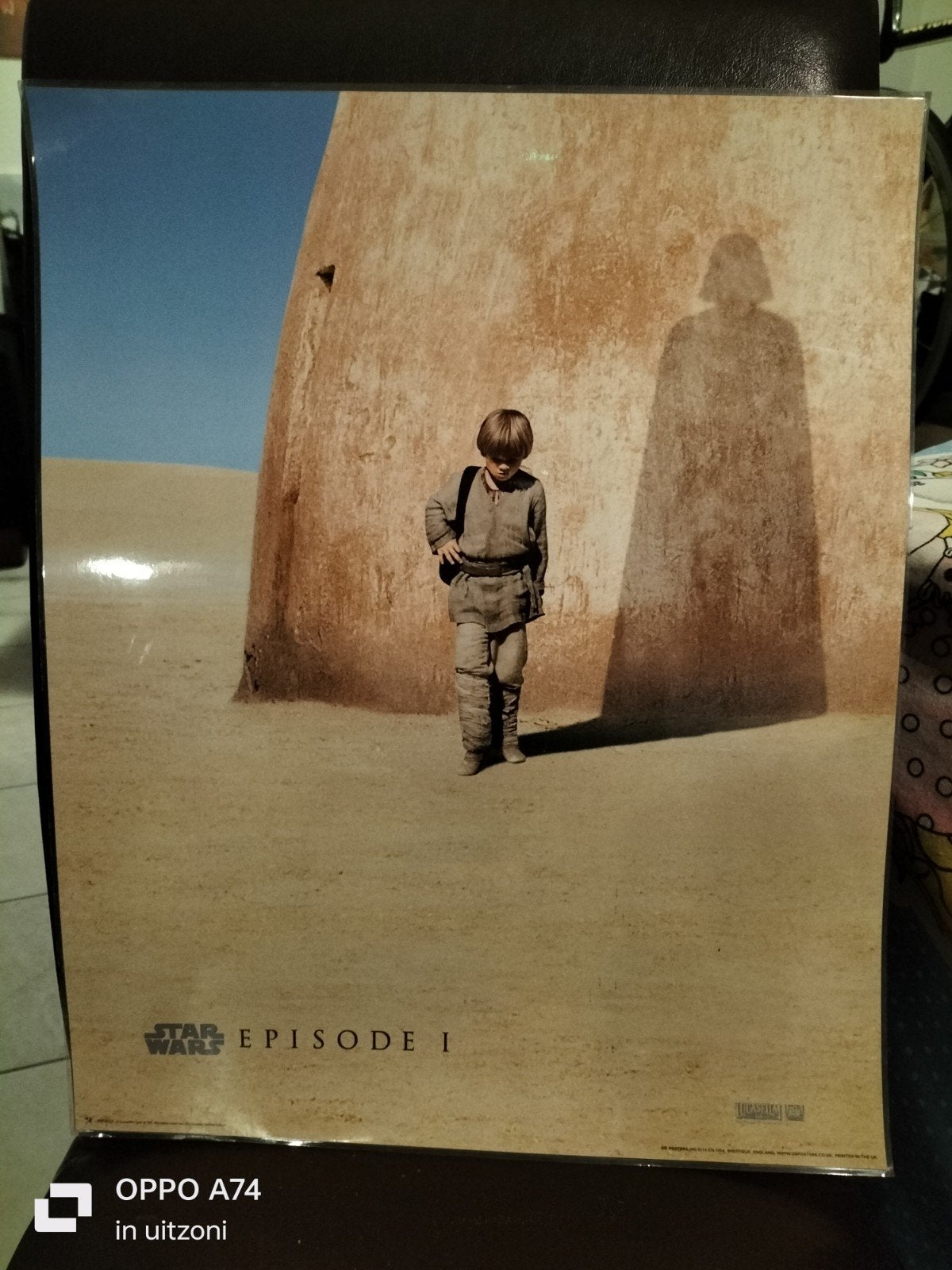 Star Wars Episode I geplastificeerde poster 60x40 cm, Ophalen of Verzenden, A1 t/m A3, Film en Tv