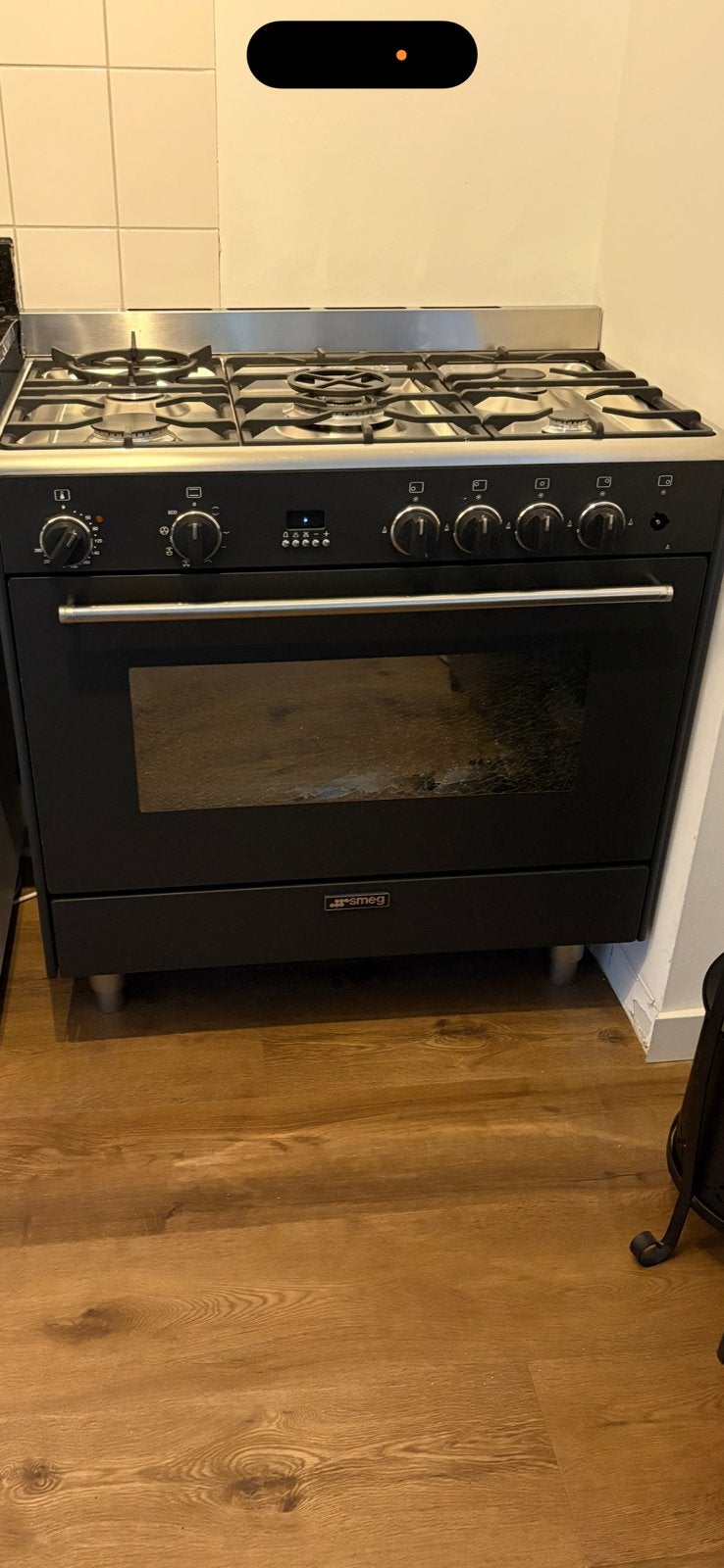 SMEG Fornuis met 5 gaspitten – Zo goed als nieuw, 60 cm of meer, Ophalen of Verzenden, Zo goed als nieuw, Gas