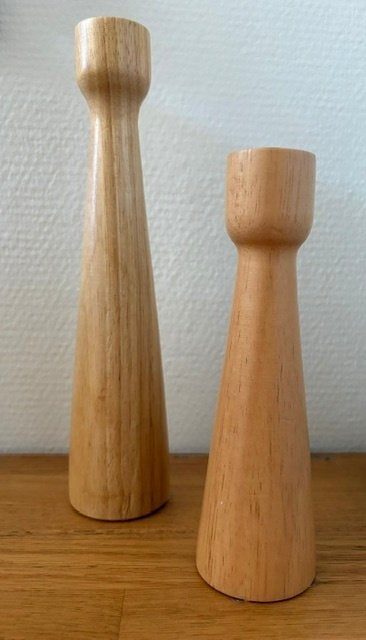 kandelaar set van hout merk Villeroy & Boch, Nieuw, Ophalen of Verzenden, Villeroy & Boch, Kandelaar