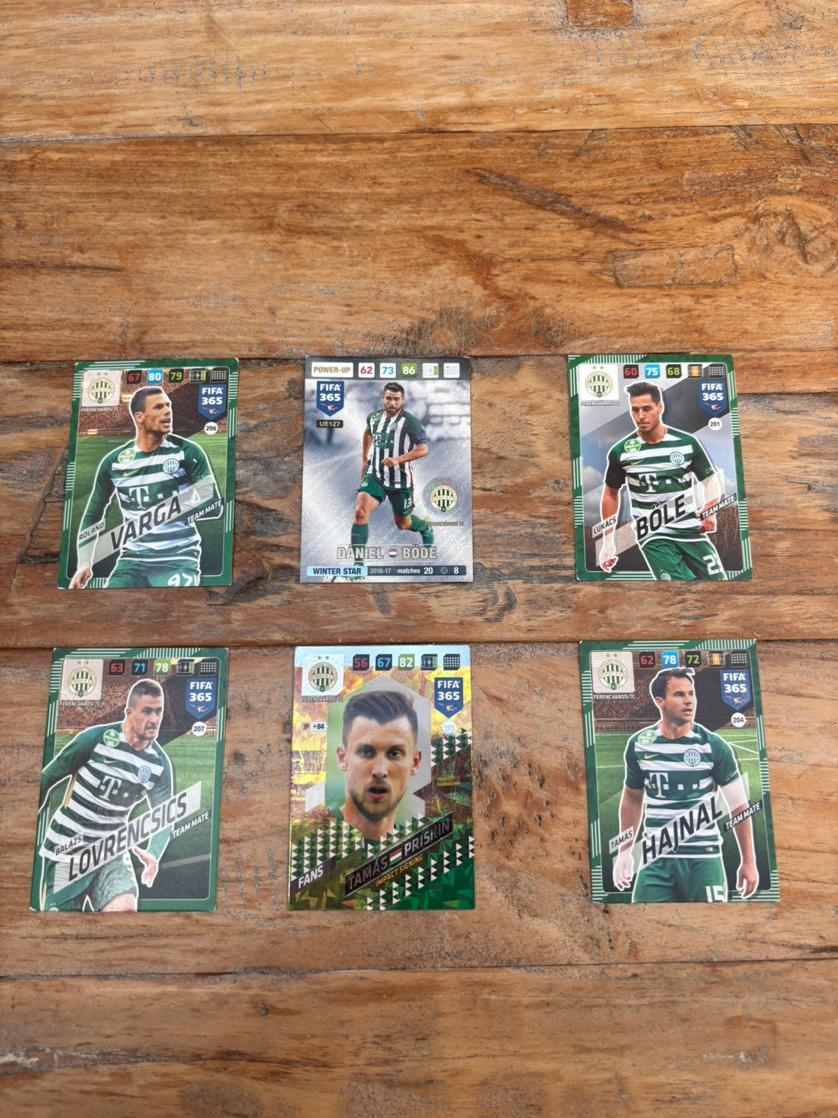 Ferencvárosi TC FIFA 365 Voetbal Spelerskaarten, Ophalen of Verzenden, Gebruikt, Meerdere kaarten
