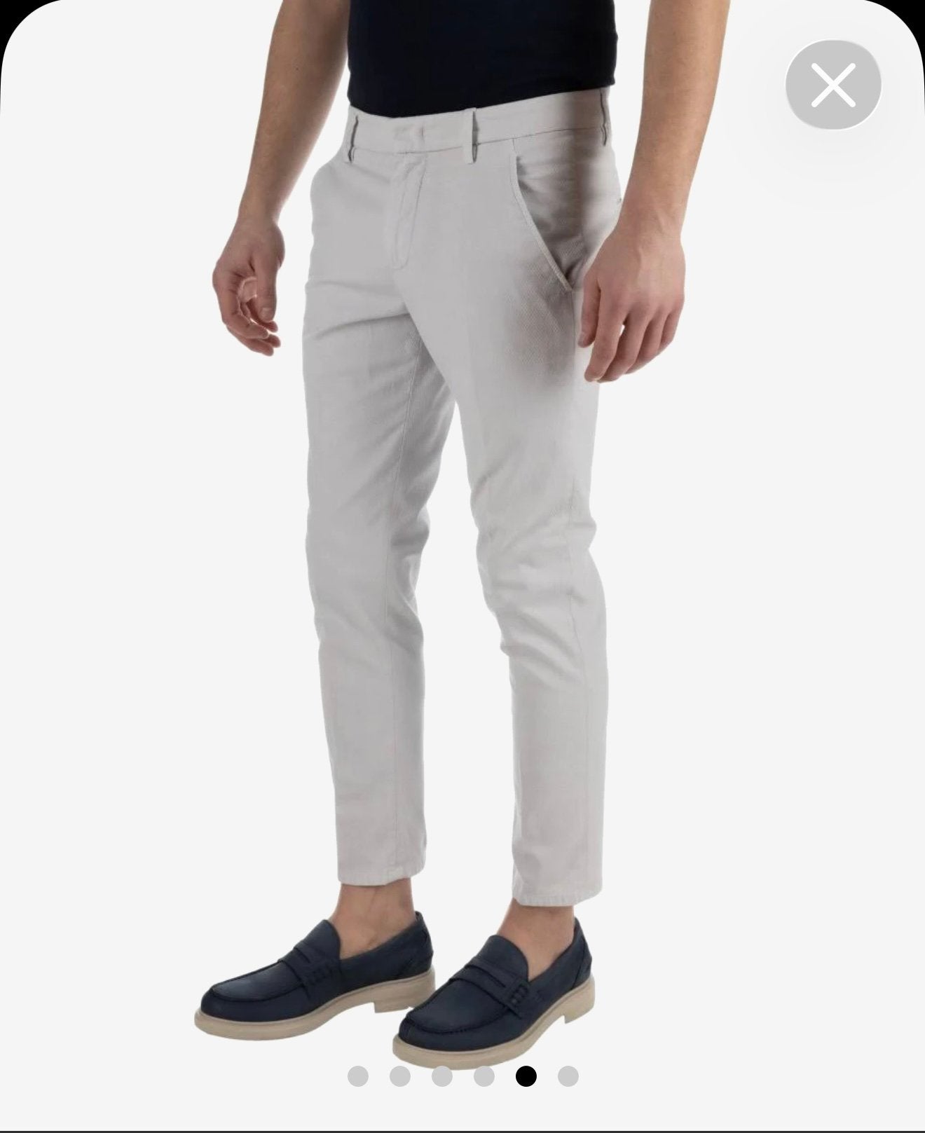 Dondup heren chino maat 34, Verzenden, Zo goed als nieuw, Beige