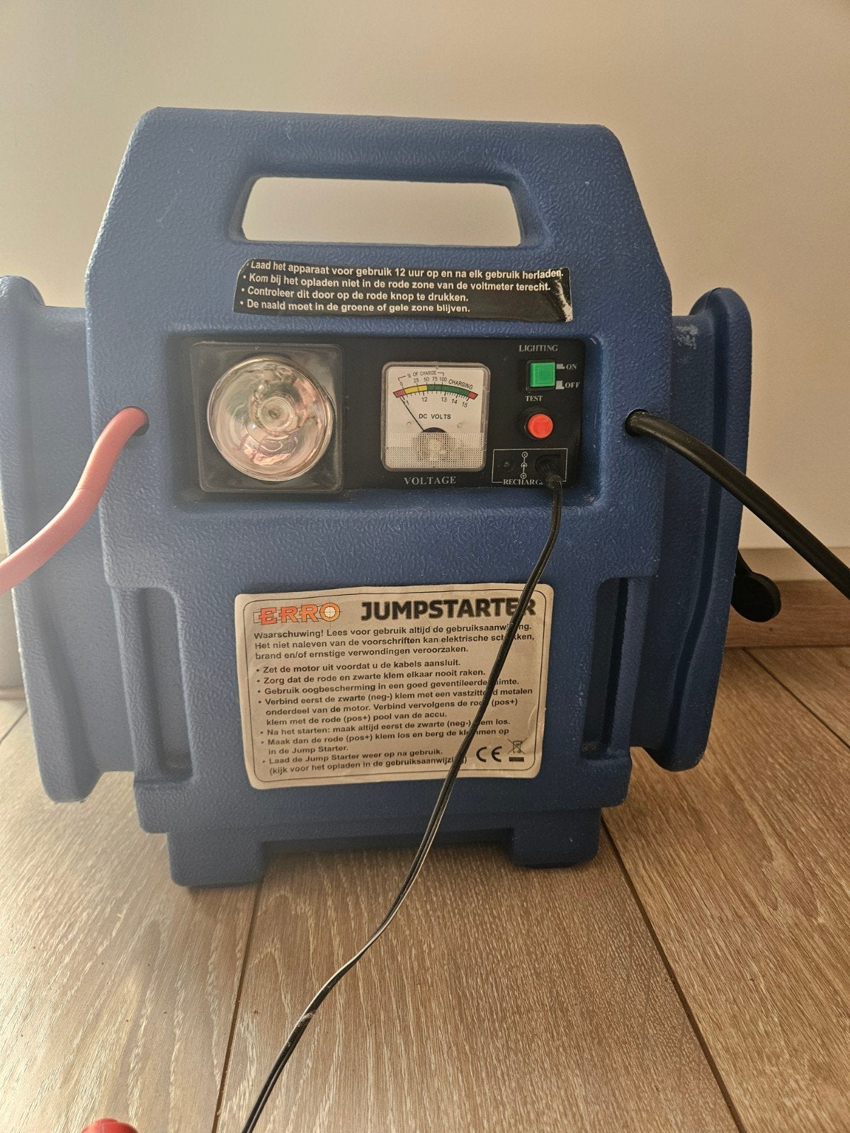 Erro Jumpstarter 5000 met compressor en handleiding, Ophalen, Gebruikt
