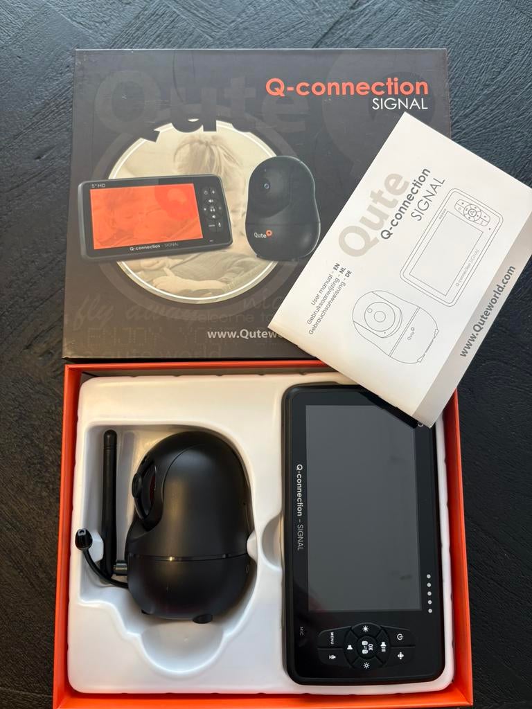 Q- connection Signal baby foon, Kinderen en Baby's, Babyfoons, Ophalen, Zo goed als nieuw, 250 meter of meer, Camera