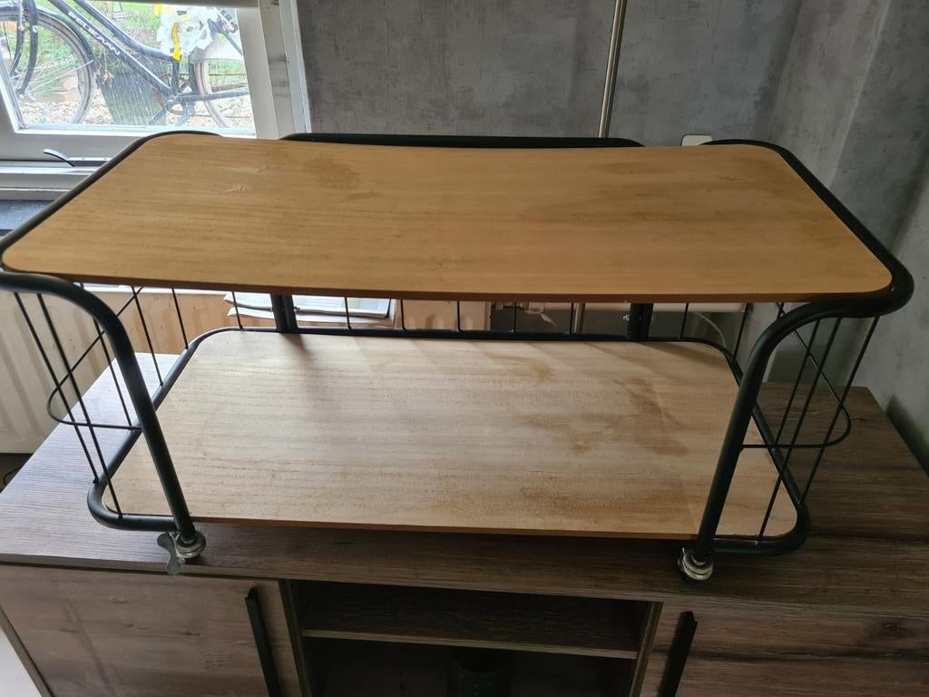 Trolley kar  industrieel kast, Huis en Inrichting, Ophalen, Gebruikt, 50 tot 100 cm, 25 tot 50 cm