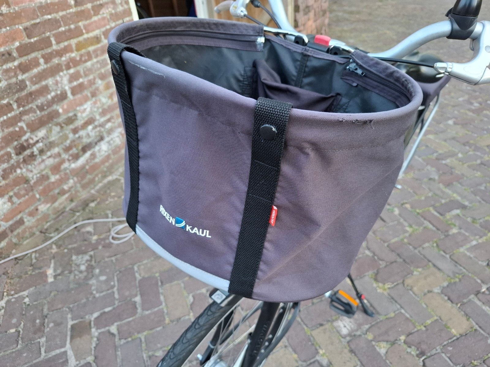 Rixen Kaul Shopper Plus fietsmand met Klickfix adapter, Ophalen, Gebruikt, Rixen Kaul, Stuurbevestiging