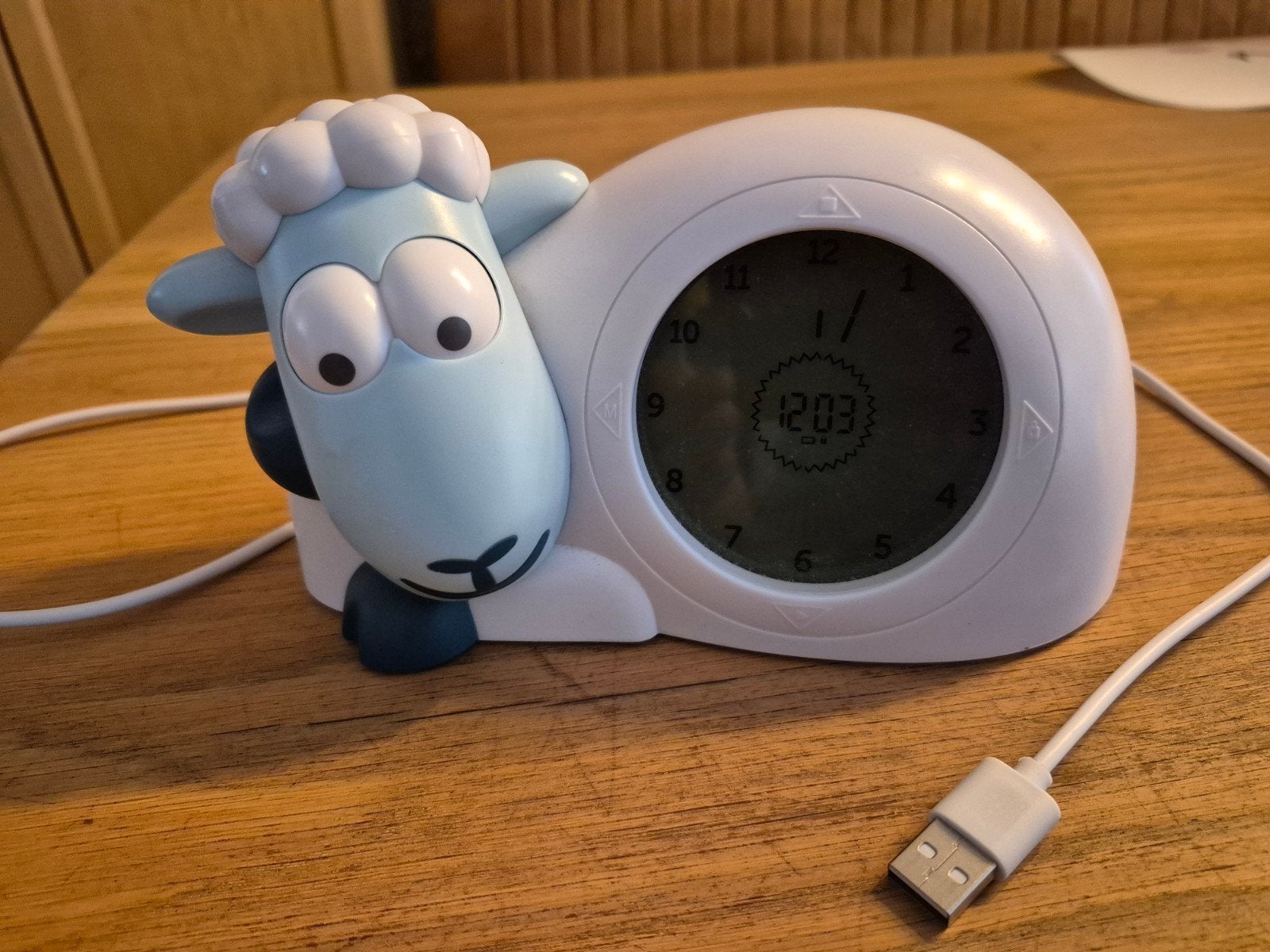 ZAZU Schaap Sam Slaaptrainer/Nachtlampje/Wekker, Ophalen of Verzenden, Zo goed als nieuw, Digitaal