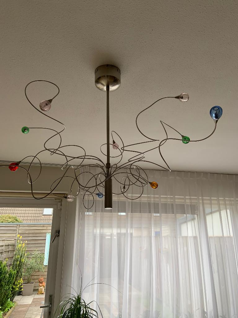 Woonkamer lamp, Ophalen, Gebruikt, Glas