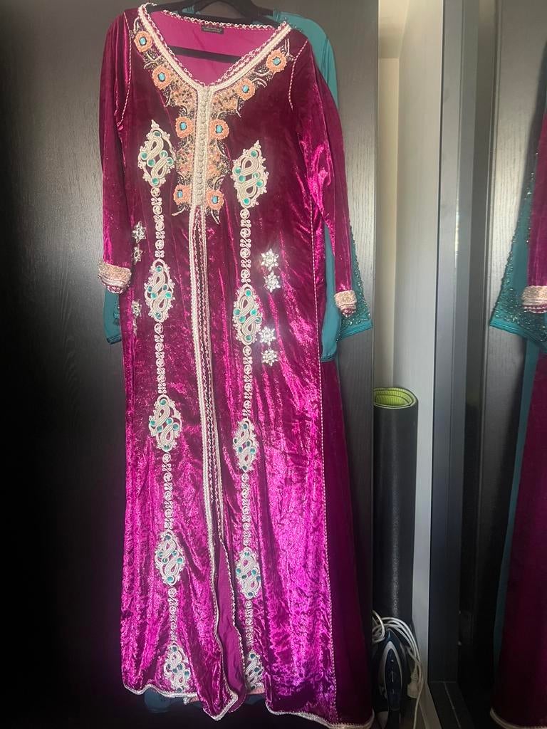 Marokkaanse jurk Caftan Kaftan, Ophalen, Zo goed als nieuw, Maat 38/40 (M), Overige typen