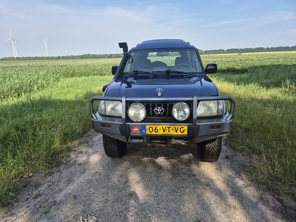 Toyota Landcruiser 90 3.0 D4-d 3D HRB 2001, Auto's, 4 cilinders, Blauw, 1795 kg, 163 pk