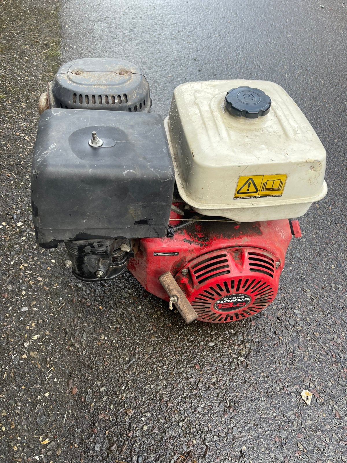 Honda GX390 13PK, Ophalen, Zo goed als nieuw, Benzinemotor, 1800 rpm of meer