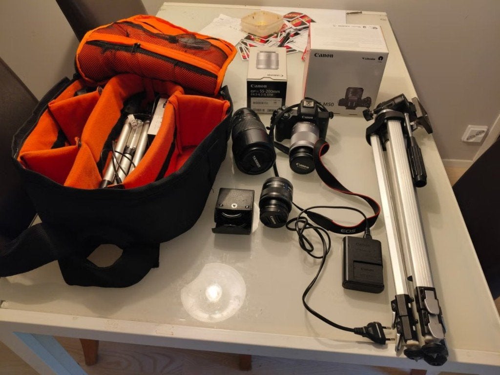 Canon EOS M50, Audio, Tv en Foto, 8 megapixels, Canon, Ophalen of Verzenden, Zo goed als nieuw