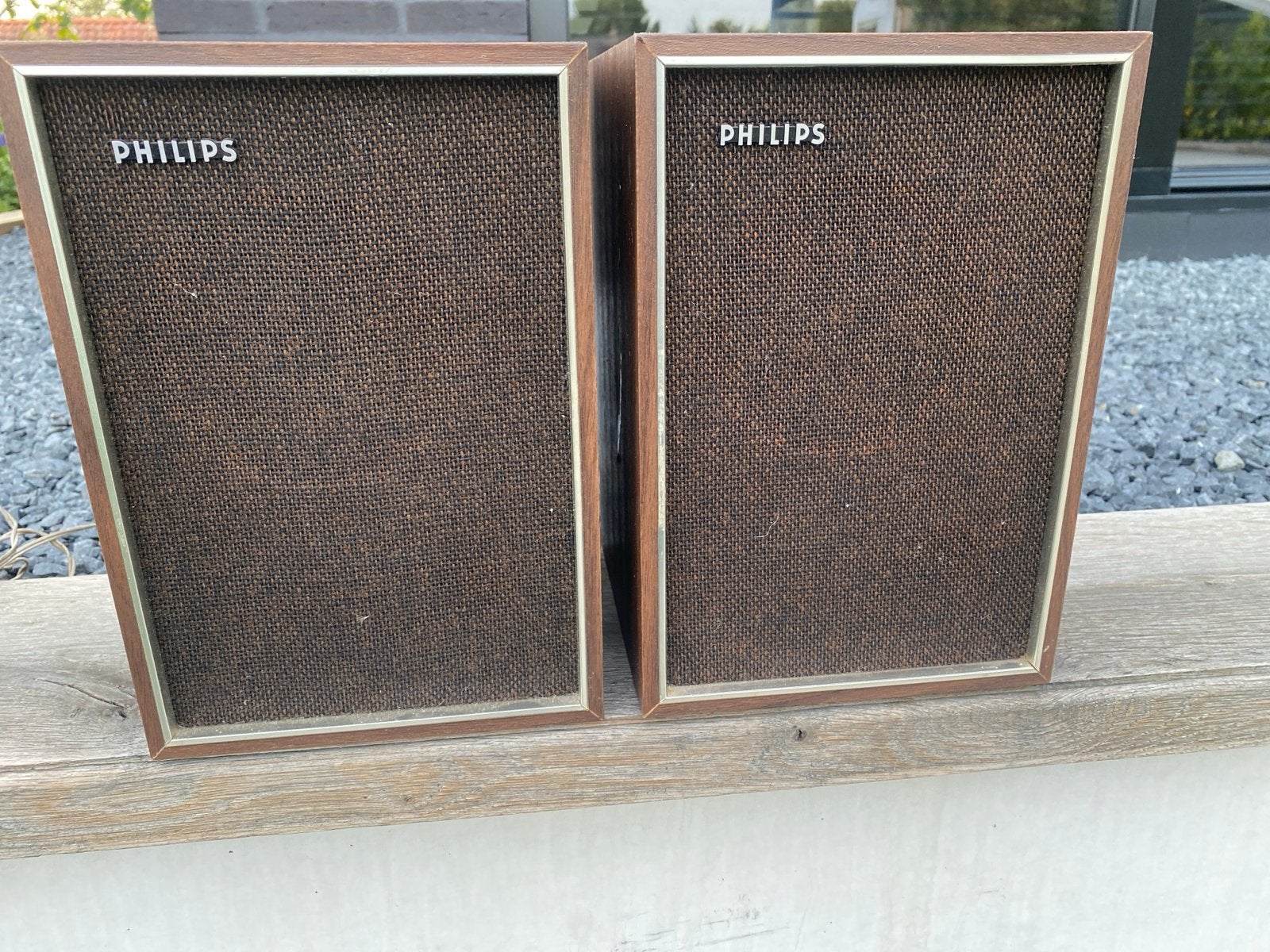 Philips 22RH411/01Z Vintage Luidsprekers - Set, Stereo speakers, Philips, Gebruikt, Ophalen of Verzenden