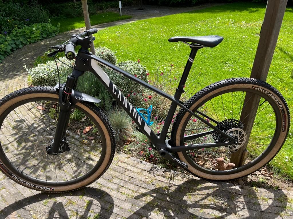 Canyon Exceed CF SL 8.0 (maat S), Hardtail, Heren, Zo goed als nieuw, Schijfrem