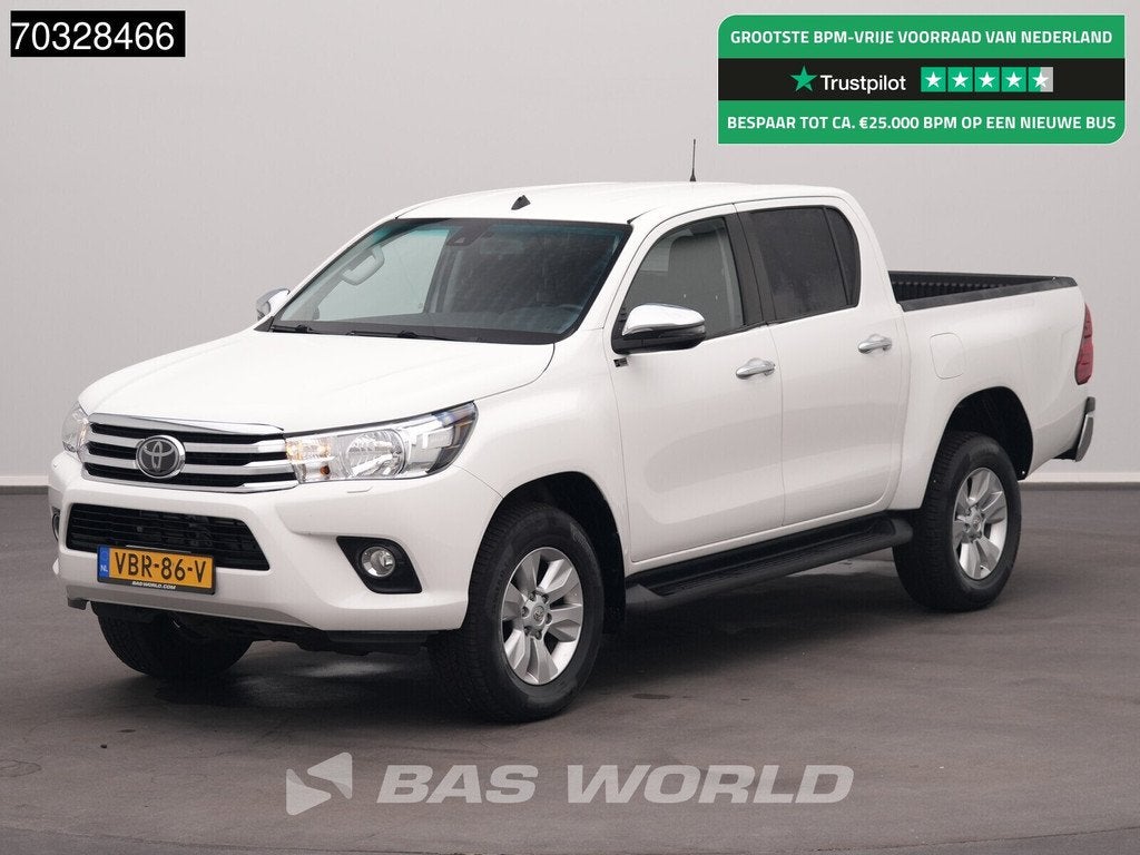 Toyota Hilux 2.4 D-4D Automaat Double Cab 4WD 4x4 Airco Came, Auto's, Toyota, Automaat, Stof, Gebruikt, Euro 6