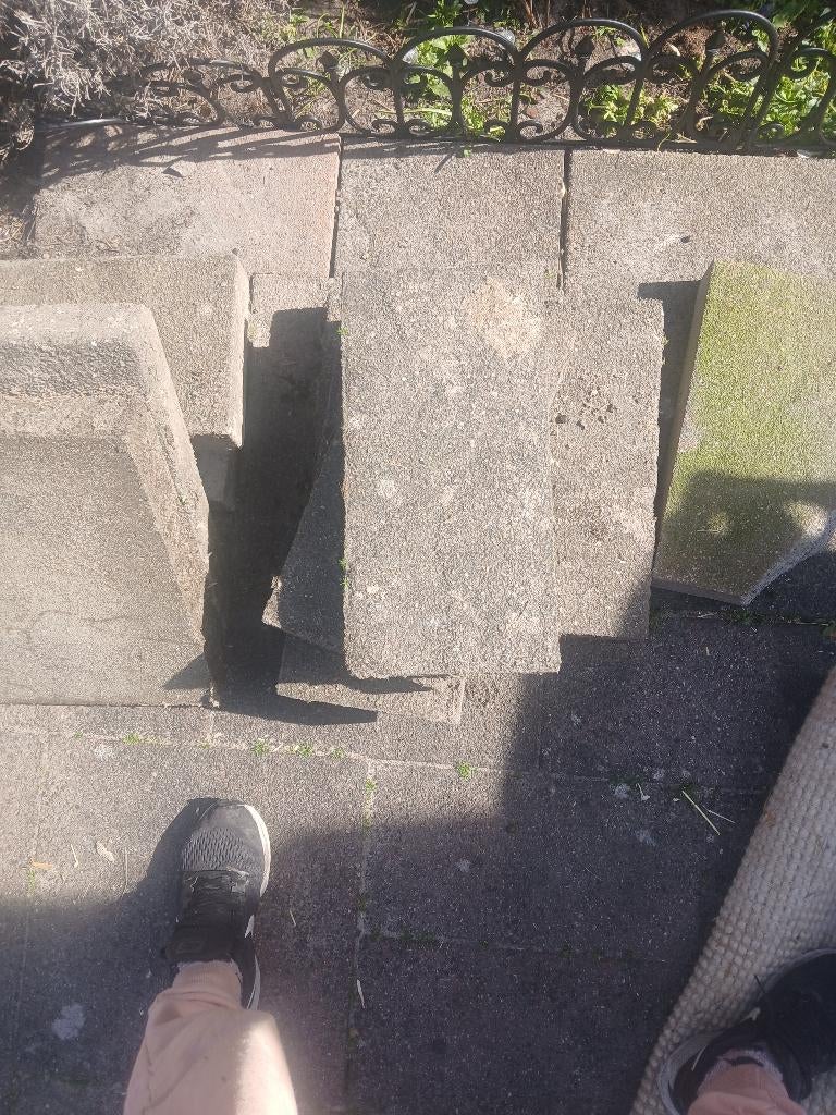Tuin Tegels, Tuin en Terras, Ophalen, Gebruikt, 10 m² of meer, Beton