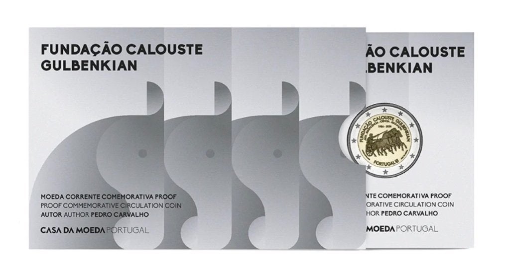 2 euro Portugal “Calouste Gulbenkian-stichting’’ Proof 2026, Verzenden, Portugal, 2 euro, Losse munt