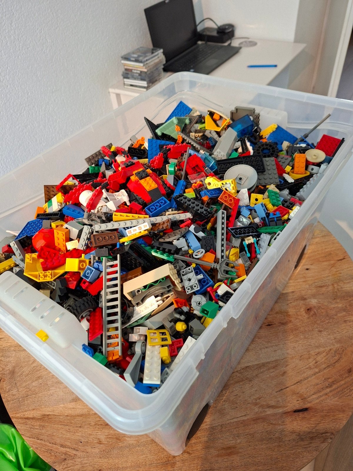 Grote partij diverse Lego stenen in opbergbox, Ophalen, Gebruikt, Losse stenen, Lego