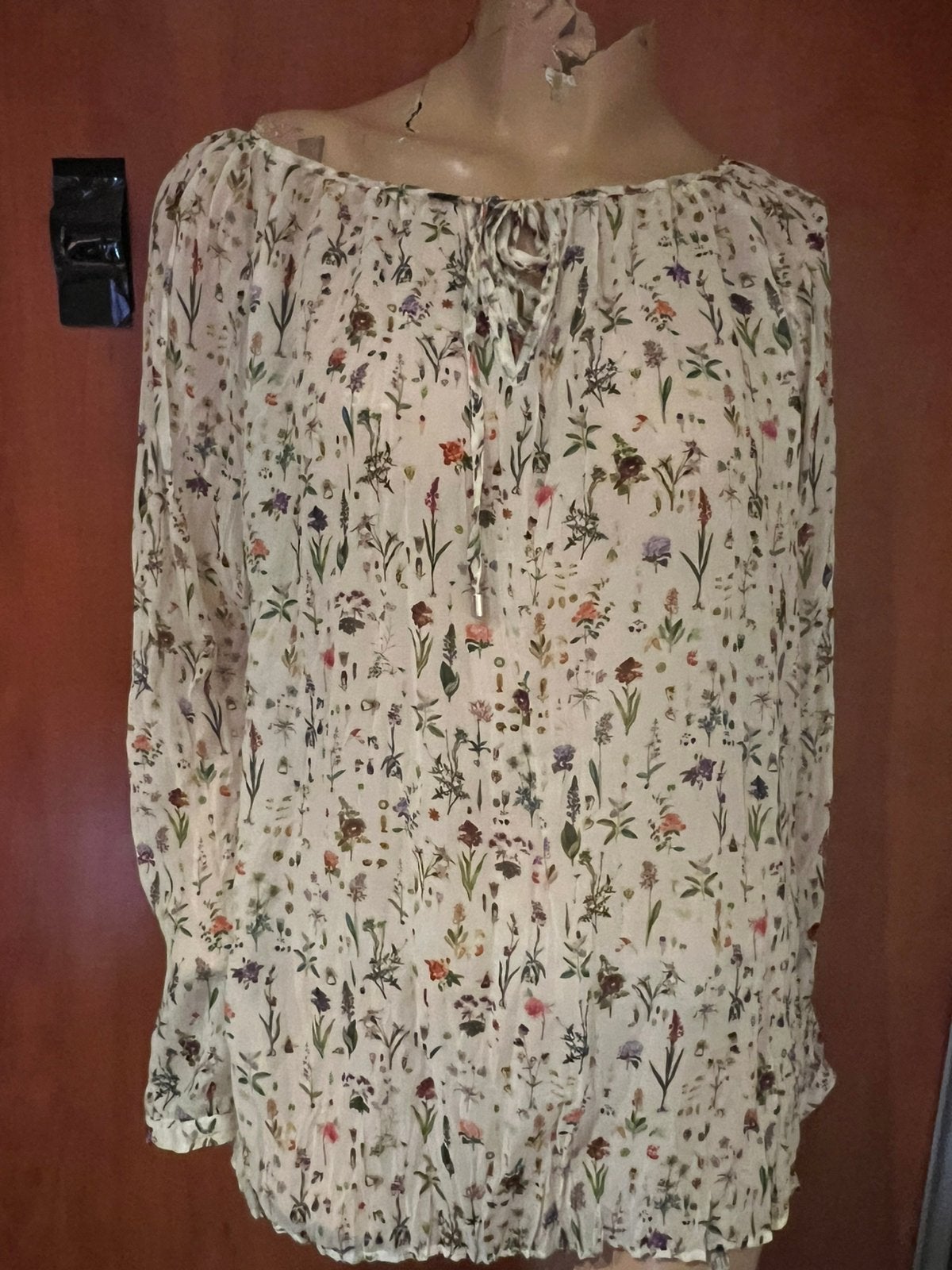 OUI blouse maat m zijde zgan, Kleding | Dames, Maat 38/40 (M), G, Beige, T