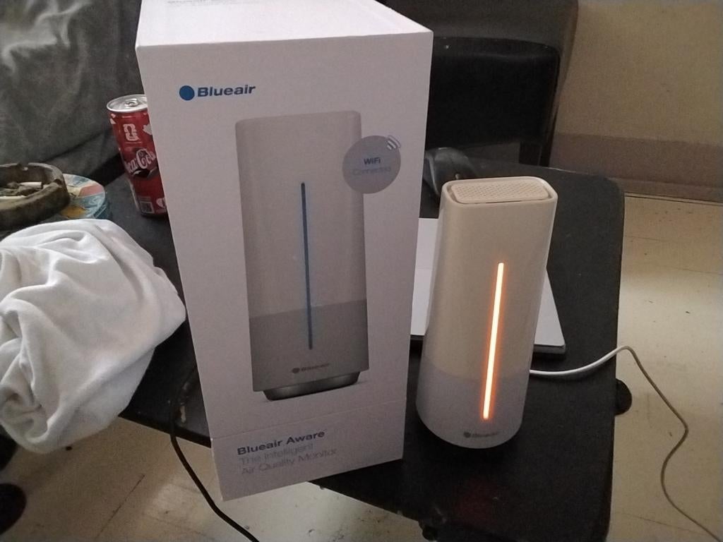 Blueair aware luchtkwaliteit meter monitor , wifi, Ophalen of Verzenden