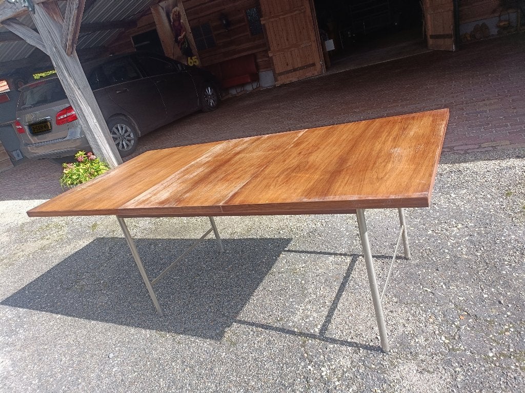 Eettafel SM08 Cees Braakman voor Pastoe, opknapper, Ophalen, Gebruikt, 50 tot 100 cm, Vijf personen of meer