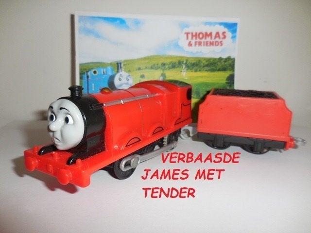 Trackmaster Thomas de Trein, James met Verbaasde Gezicht, Ophalen of Verzenden, Gebruikt