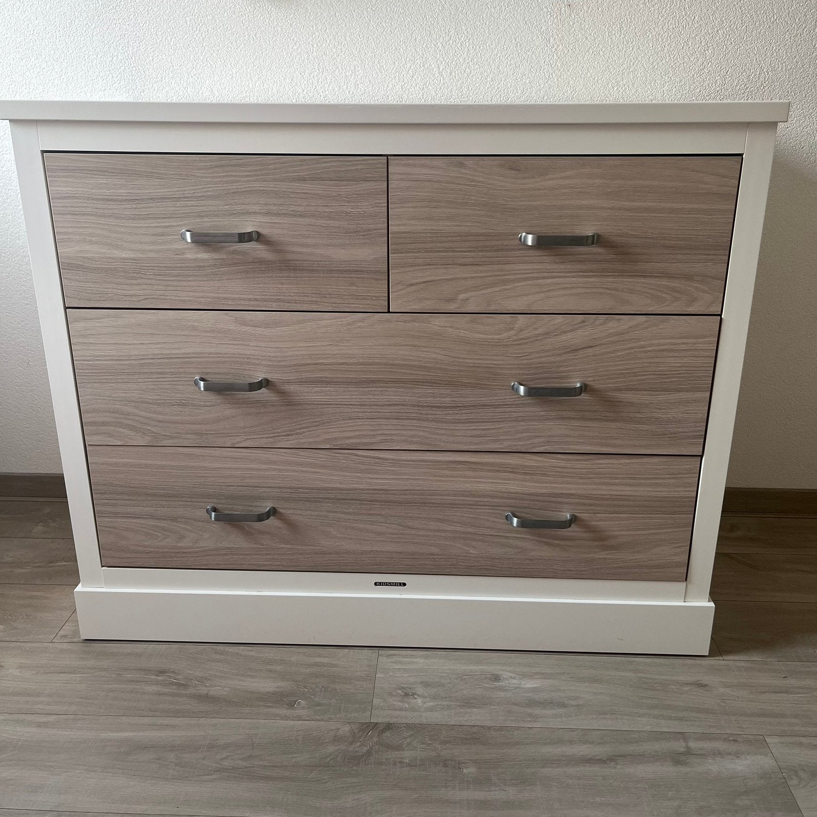 Kidsmill Newport commode wit/eiken 91x112x57cm (hxbxd), Kinderen en Baby's, Ophalen, Gebruikt, 50 tot 70 cm, 100 cm of meer