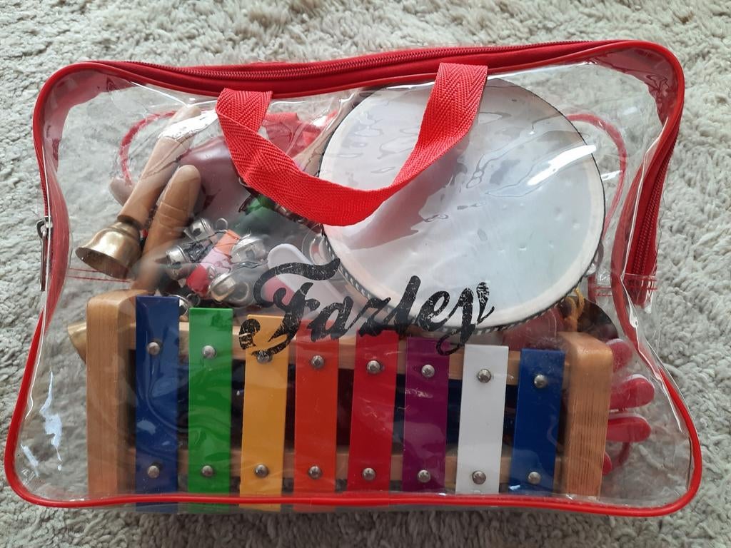 Fazley - Muziekinstrumenten set voor kinderen, Ophalen of Verzenden, Zo goed als nieuw, Ontdekken, Met geluid
