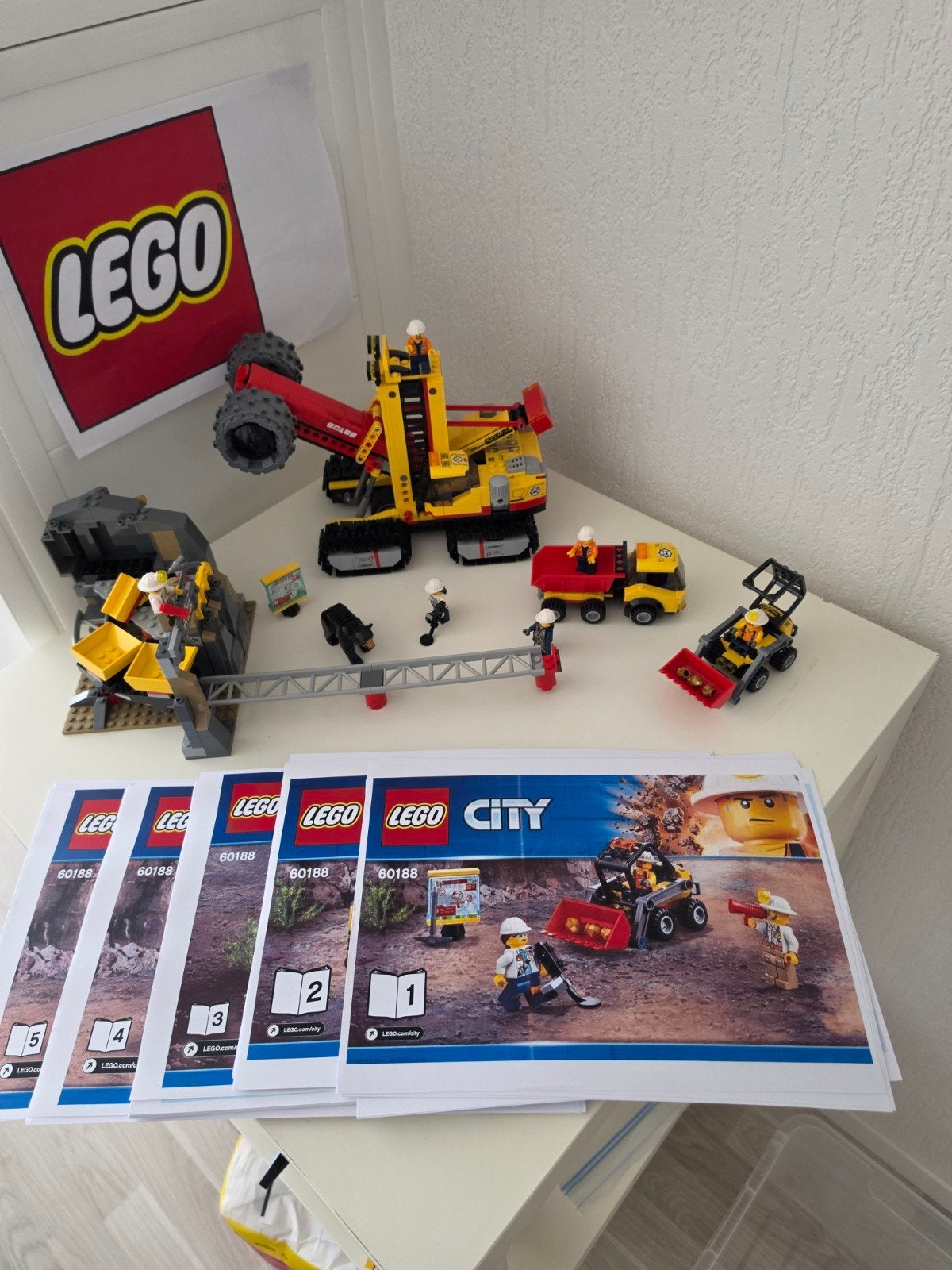 Lego City Goudmijn 60188 Compleet met Bouwinstructies, City, Lego, Inclusief instructies, Ophalen of Verzenden